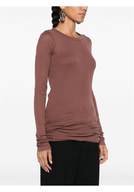 Brown porterville long-sleeved top Rick Owens - women RICK OWENS | RP02D3202MR93